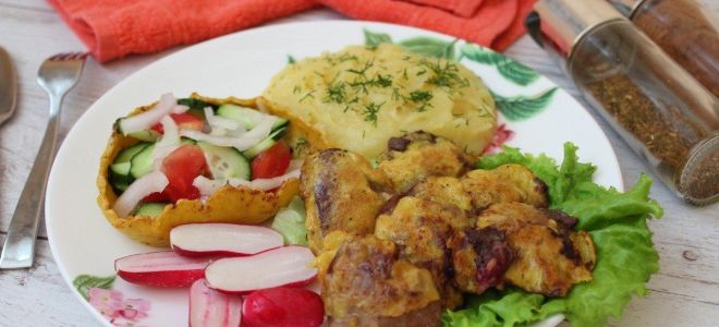 Куриная печень в кляре