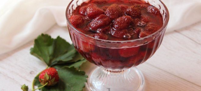Клубничное варенье с целыми ягодами